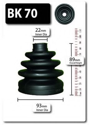 SHAFTEC BK70 Bellow Set, drive shaft